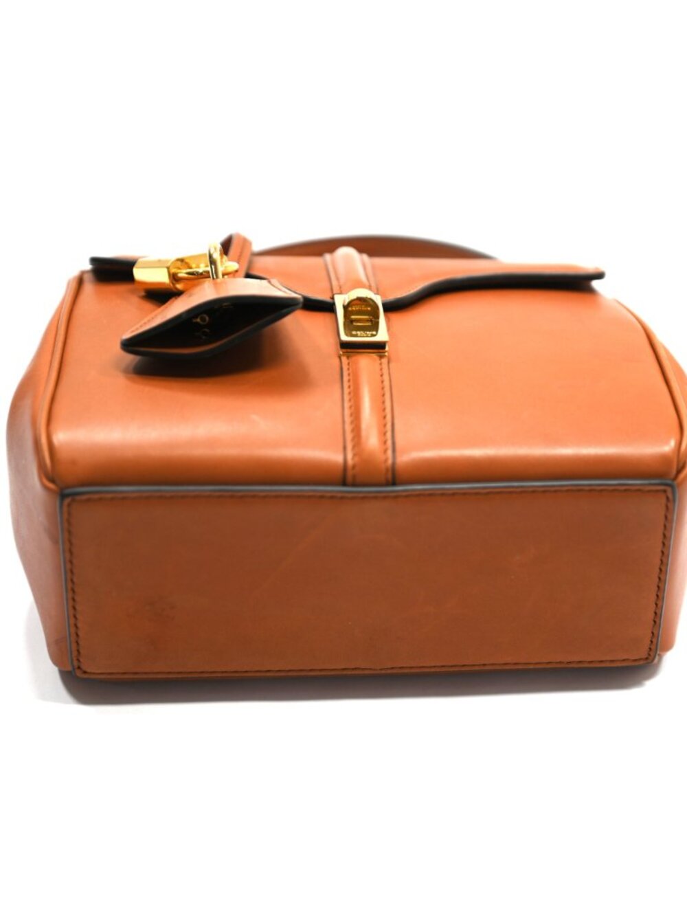 Celine Mini 16 Handbag in Brown Calfskin - Picture 6 of 11